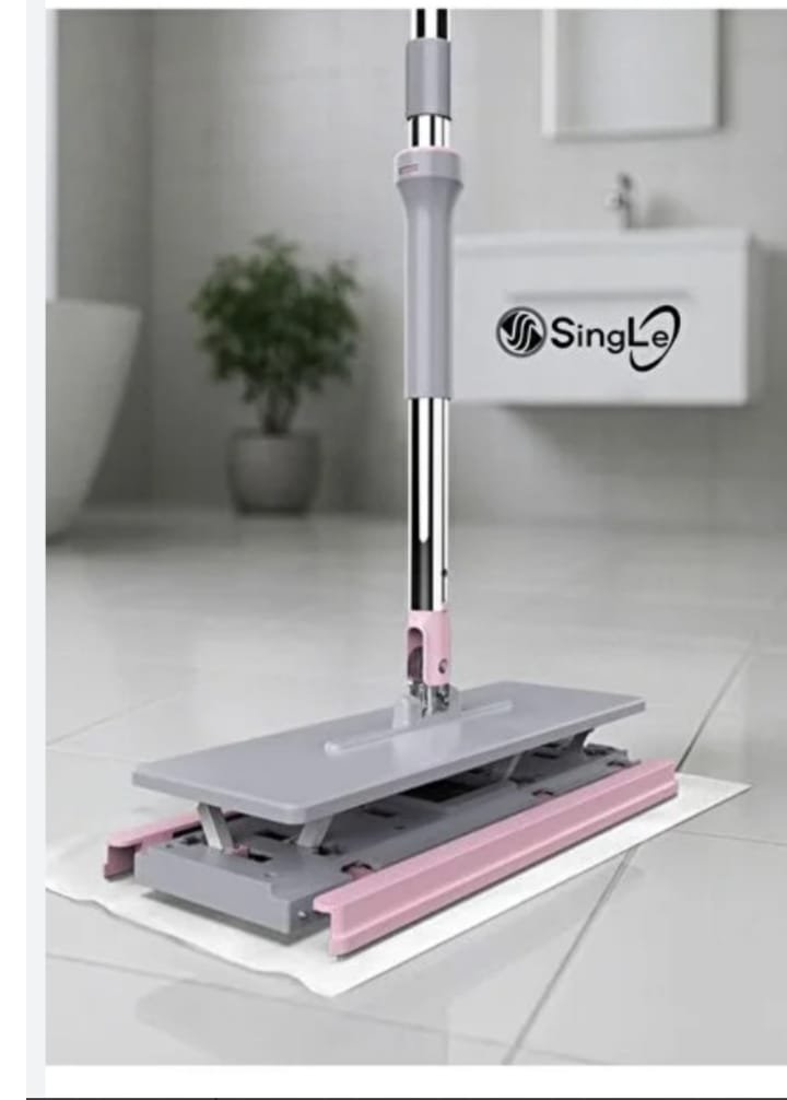Tüm Bezlere Uyumlu Click Mop 4xL Islak Mendillere Uyumlu Kendinden Sıkıştırmalı Mop Paspas